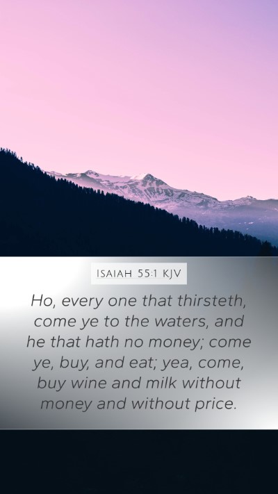 Isaiah 55:1 Explained