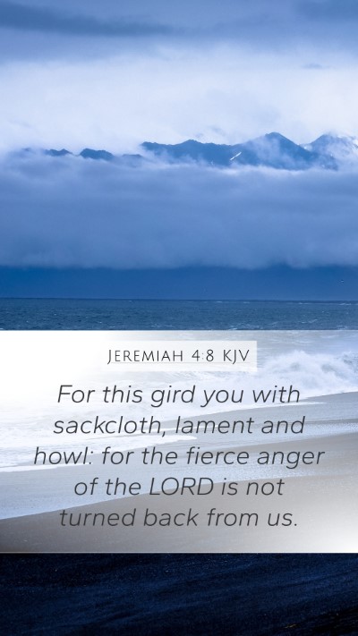 Jeremiah 4:8 Explained