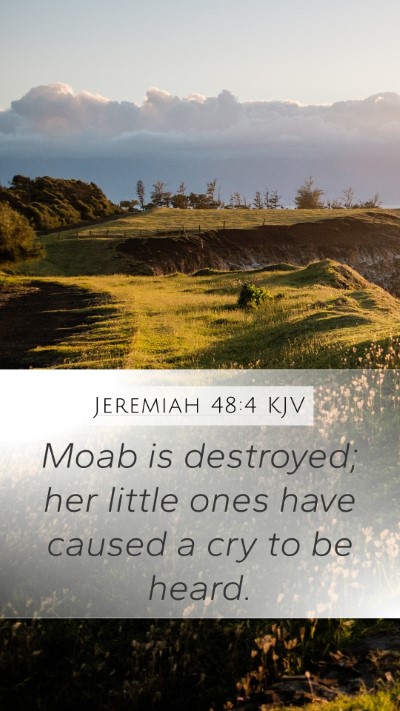 Jeremiah 48:4 Explained