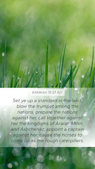 Jeremiah 51:27 Explained