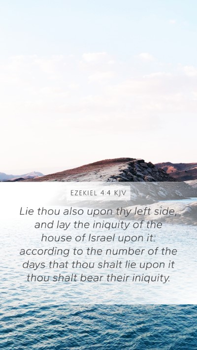 Ezekiel 4:4 Explained