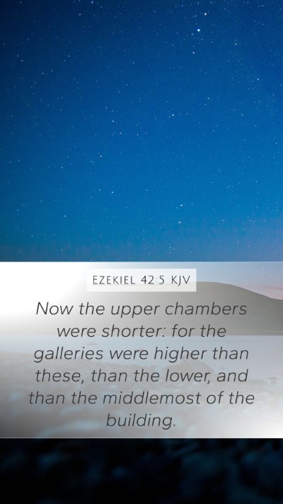 Ezekiel 42:5 Explained