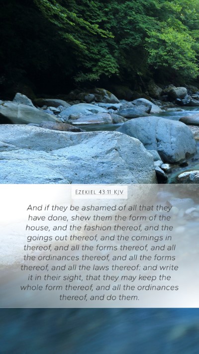 Ezekiel 43:11 Explained