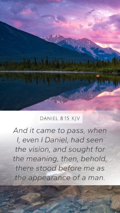Daniel 8:15 Explained