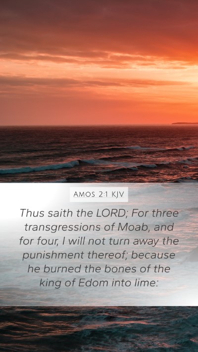 Amos 2:1 Explained