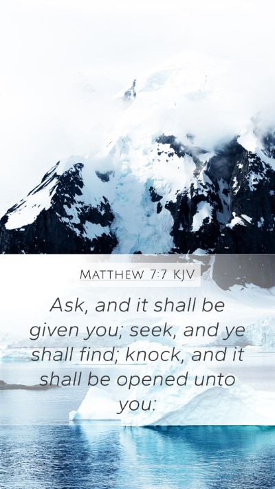 Matthew 7:7 Explained