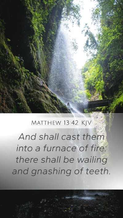 Matthew 13:42 Explained