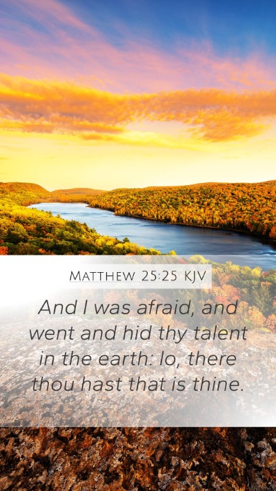 Matthew 25:25 Explained