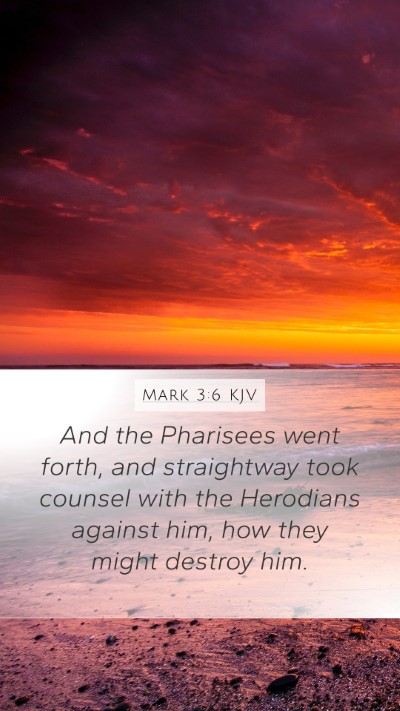 Mark 3:6 Explained
