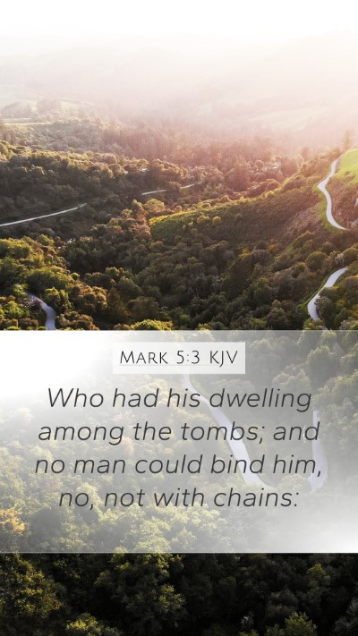 Mark 5:3 Explained
