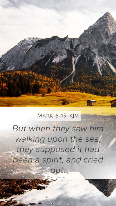 Mark 6:49 Explained