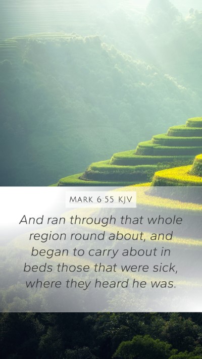 Mark 6:55 Explained
