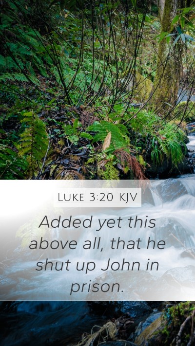 Luke 3:20 Explained