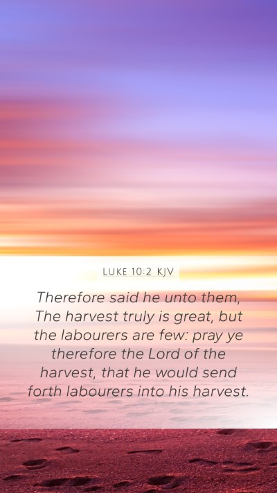 Luke 10:2 Explained
