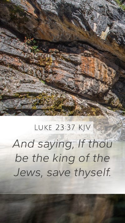 Luke 23:37 Explained