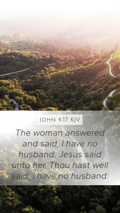 John 4:17 Explained