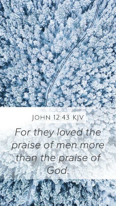 John 12:43 Explained