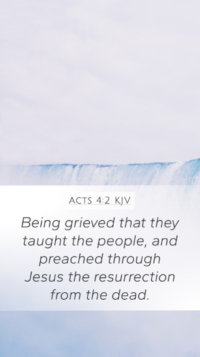 Acts 4:2 Explained