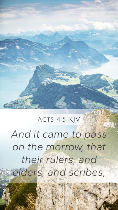 Acts 4:5 Explained