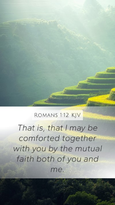 Romans 1:12 Explained