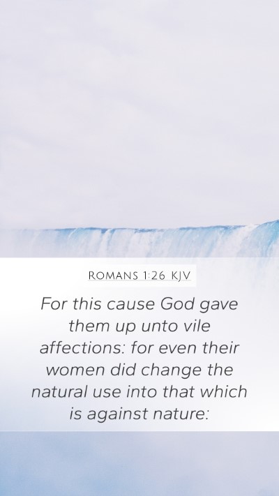 Romans 1:26 Explained