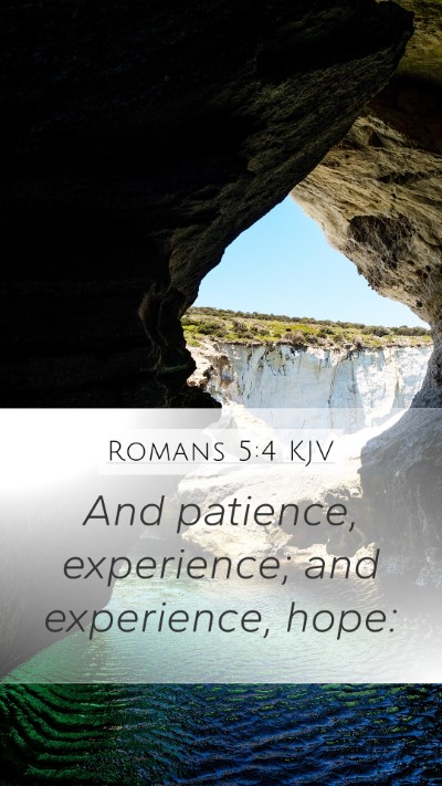 Romans 5:4 Explained