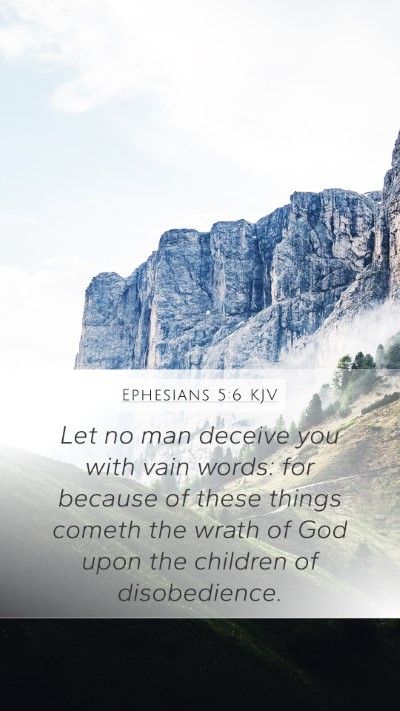 Ephesians 5:6 Explained