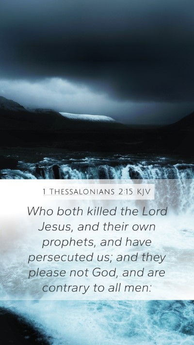 1 Thessalonians 2:15 Explained