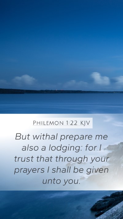 Philemon 1:22 Explained