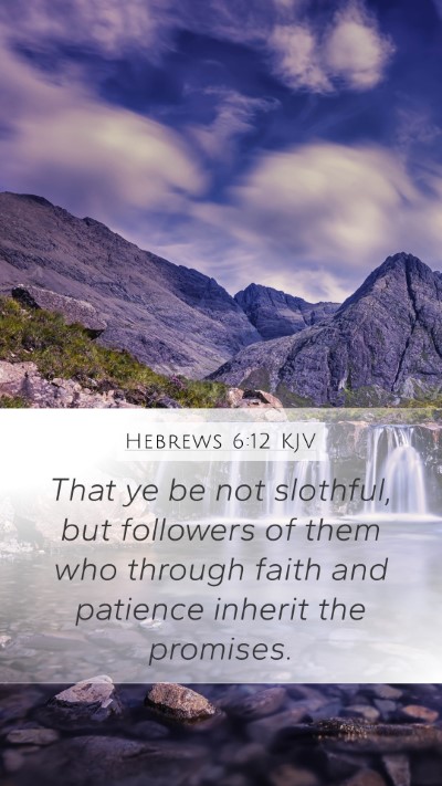 Hebrews 6:12 Explained