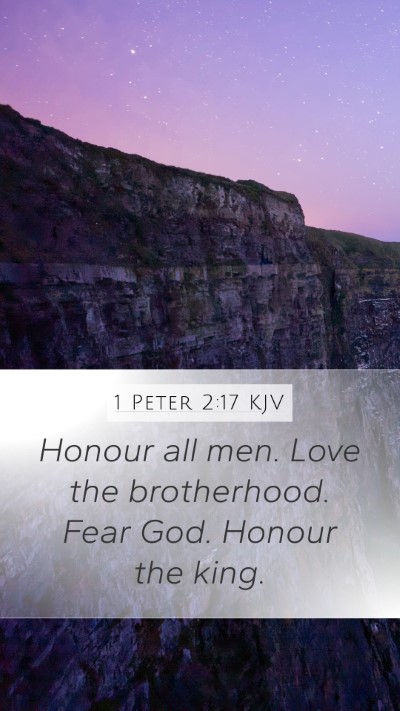 1 Peter 2:17 Explained