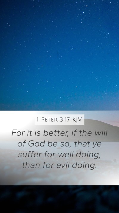 1 Peter 3:17 Explained