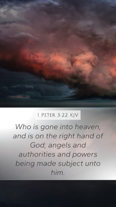 1 Peter 3:22 Explained