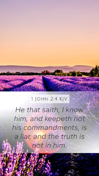 1 John 2:4 Explained
